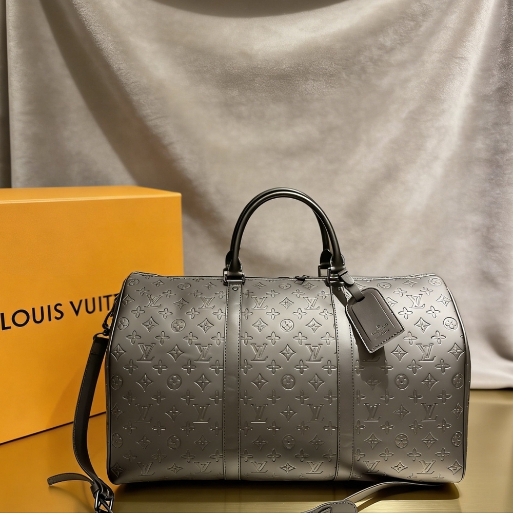 Louis Vuitton Keepall 50 Shadow Leather